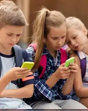 niños y celulares