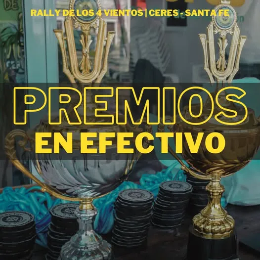 rally de los 4 vientos premios en efectivo