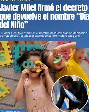 dia del niño decreto