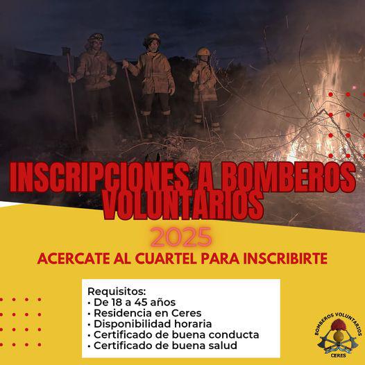 inscripciones a bomberos