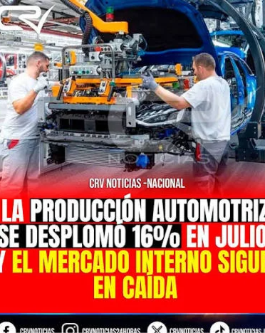 produccion automotriz caida