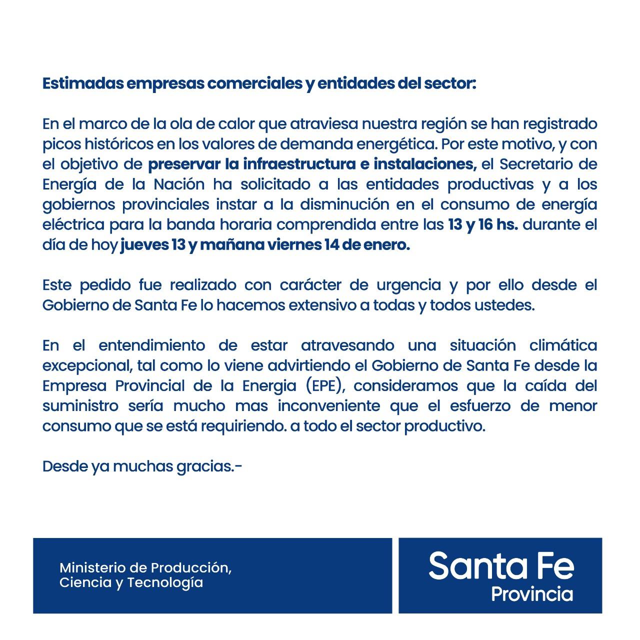 comunicado energia prov