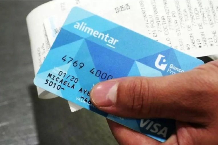 tarjeta alimentar