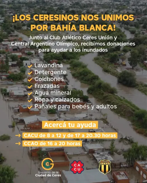 ceres ayuda bahia blanca