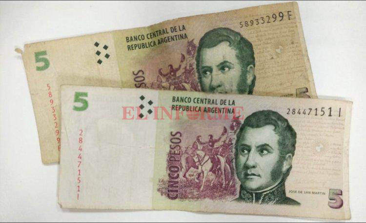 billete-de-5-pesos-canje-circulacion-fuera-argentina-canjear