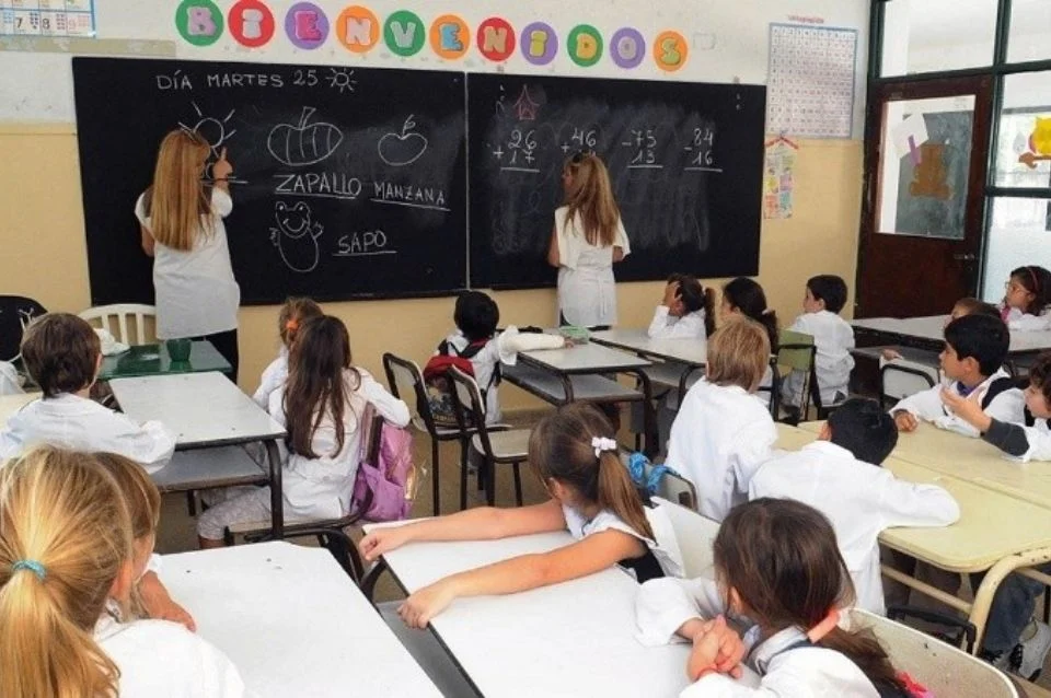 aula, pizarron alumnos