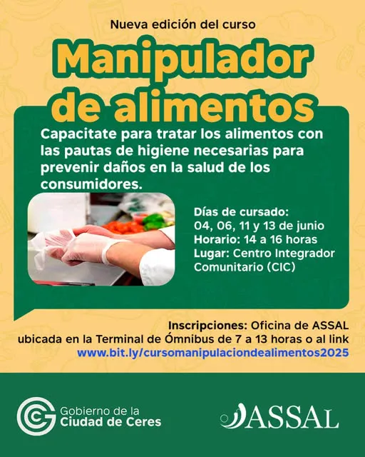 manipulador de alimentos