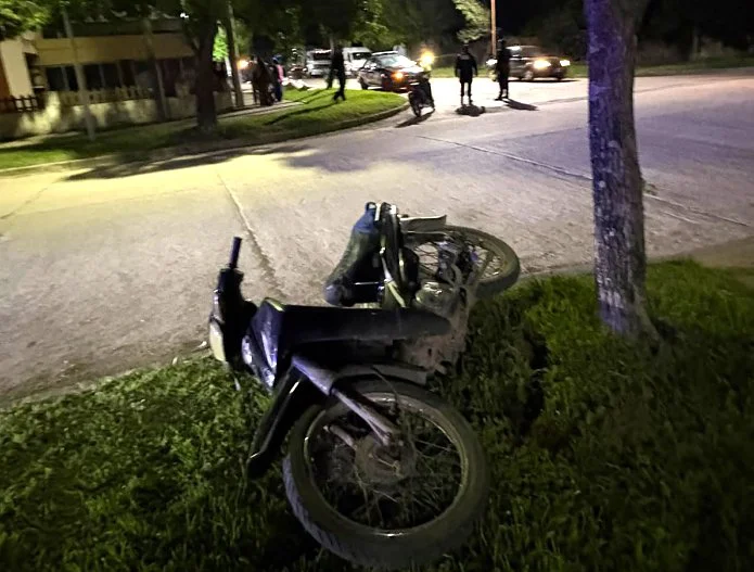 moto accidente