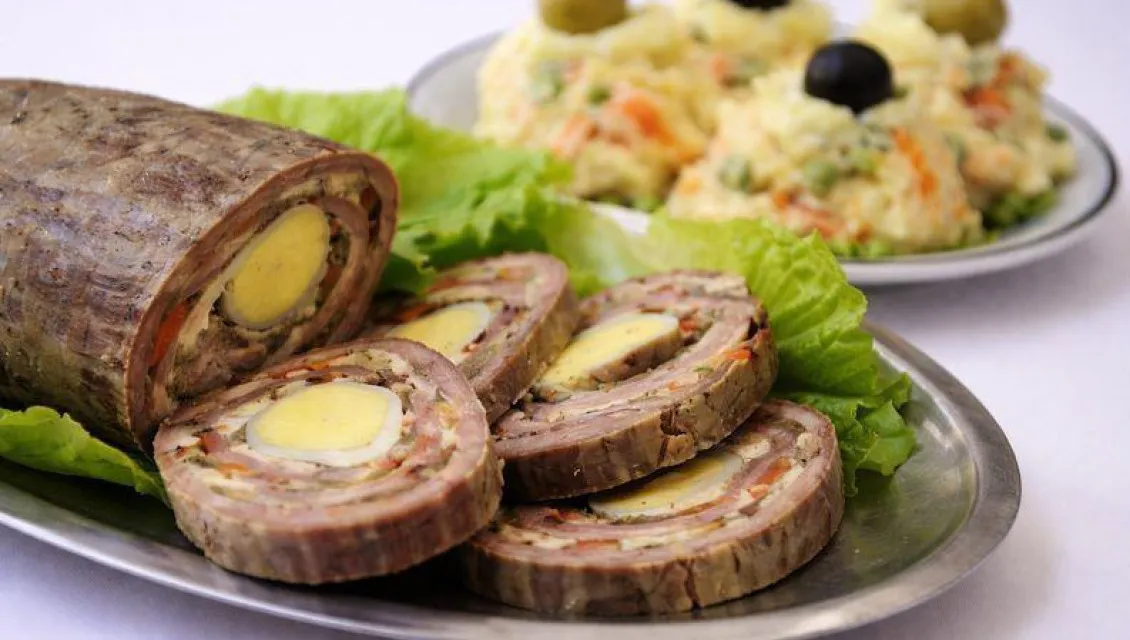 pollo arrollado